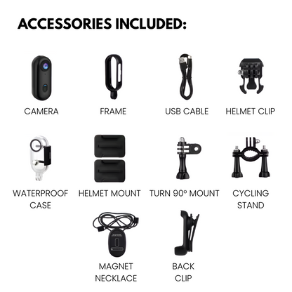 VistaCam™ - POV Mini Action Camera